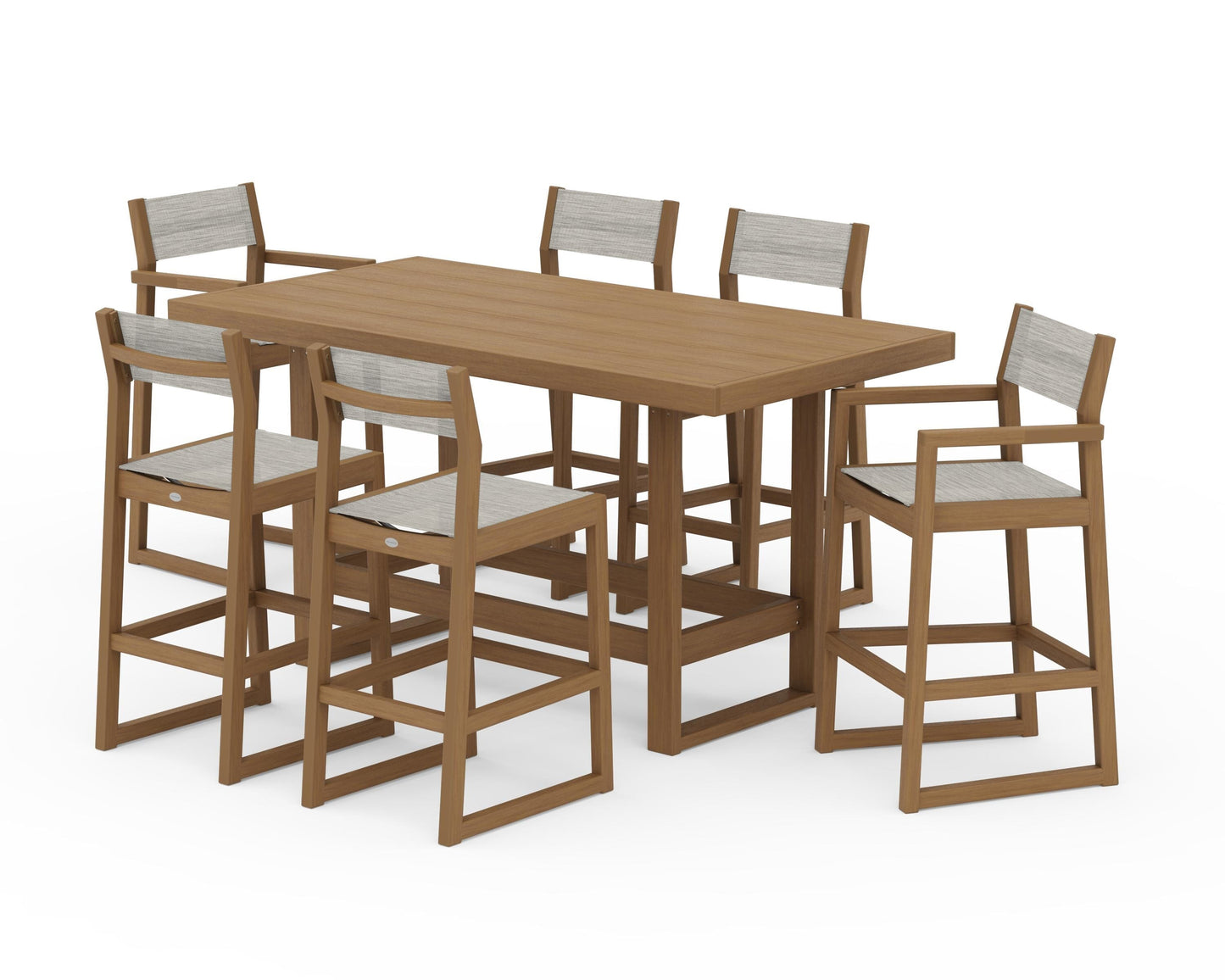 EDGE Sling 7-Piece Bar Table Set