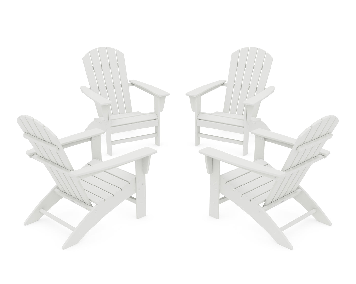 Nautical 4-Piece Adirondack Conversation Set