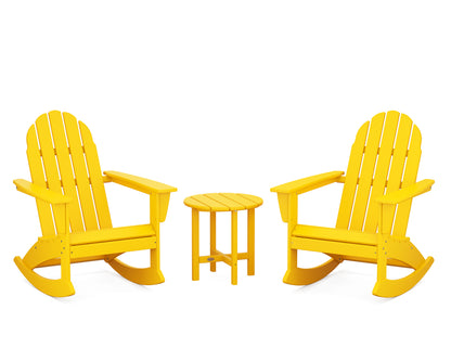 Vineyard 3-Piece Adirondack Rocking Chair Set