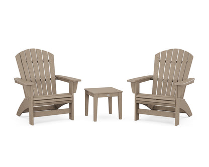 3-Piece Nautical Grand Adirondack Set