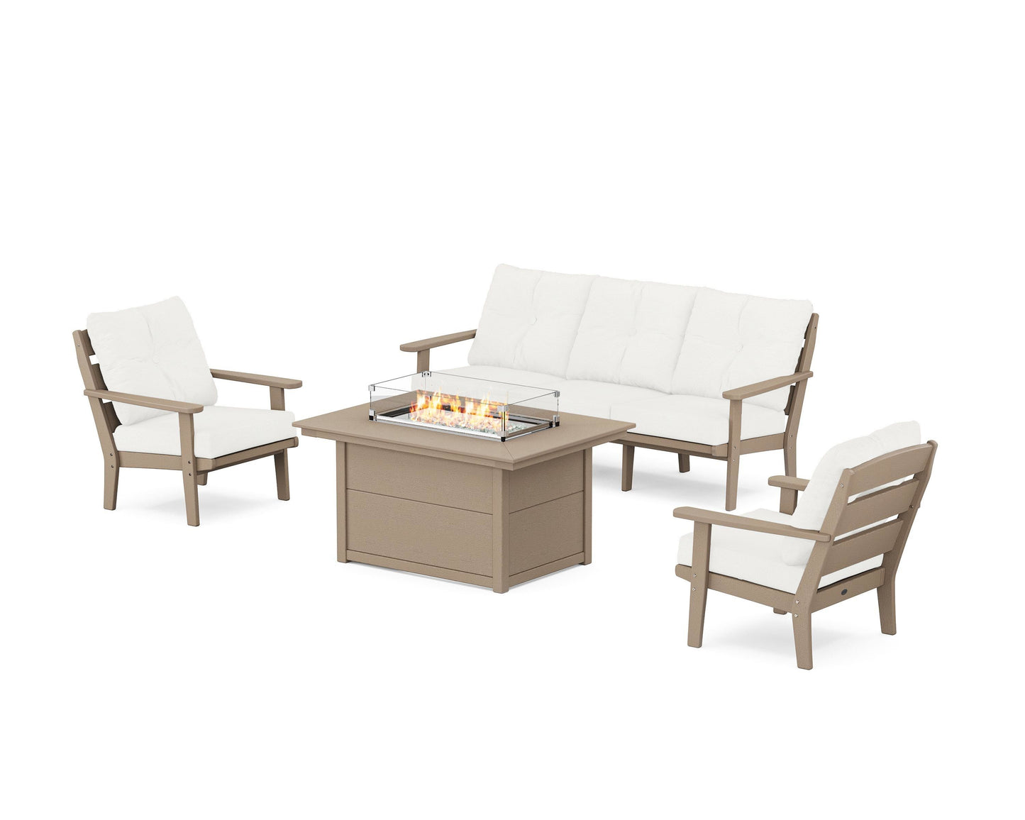 Lakeside Deep Seating Fire Pit Table Set