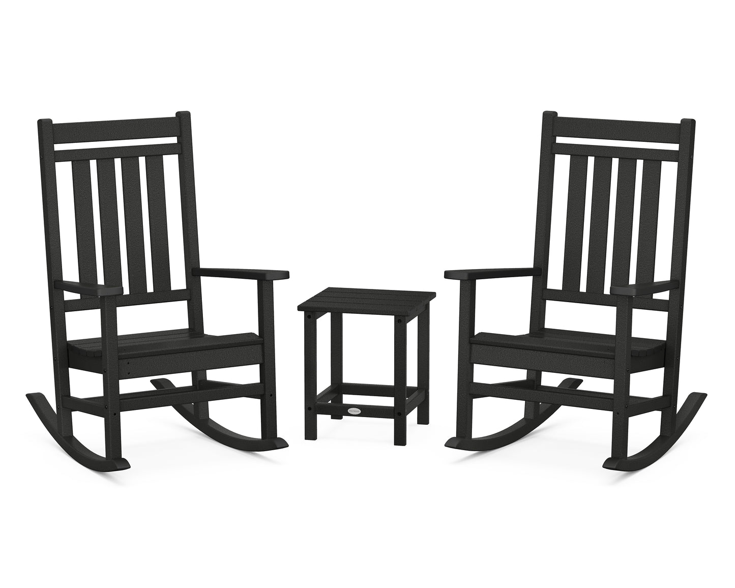 Estate 3-Piece Rocking Chair Set with Long Island 18" Side Table