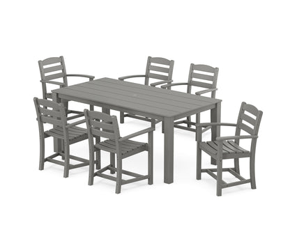 La Casa Cafe Arm Chair 7-Piece Parsons Dining Set