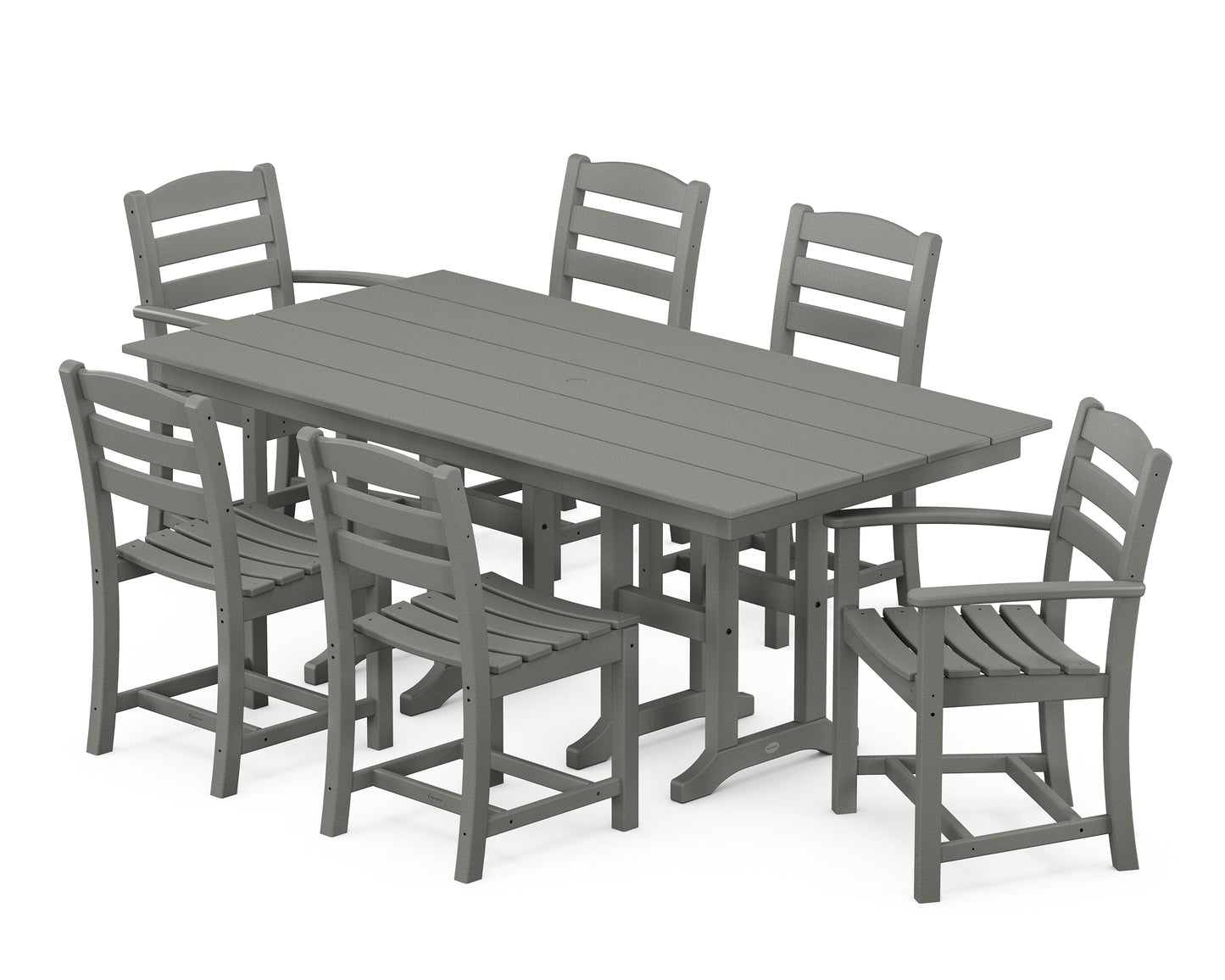 La Casa Caf‚ 7-Piece Farmhouse Dining Set