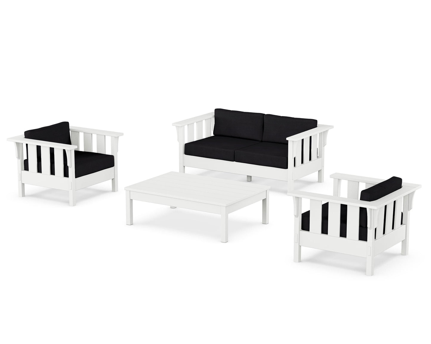 Acadia 4-Piece Deep Seating Set with Loveseat