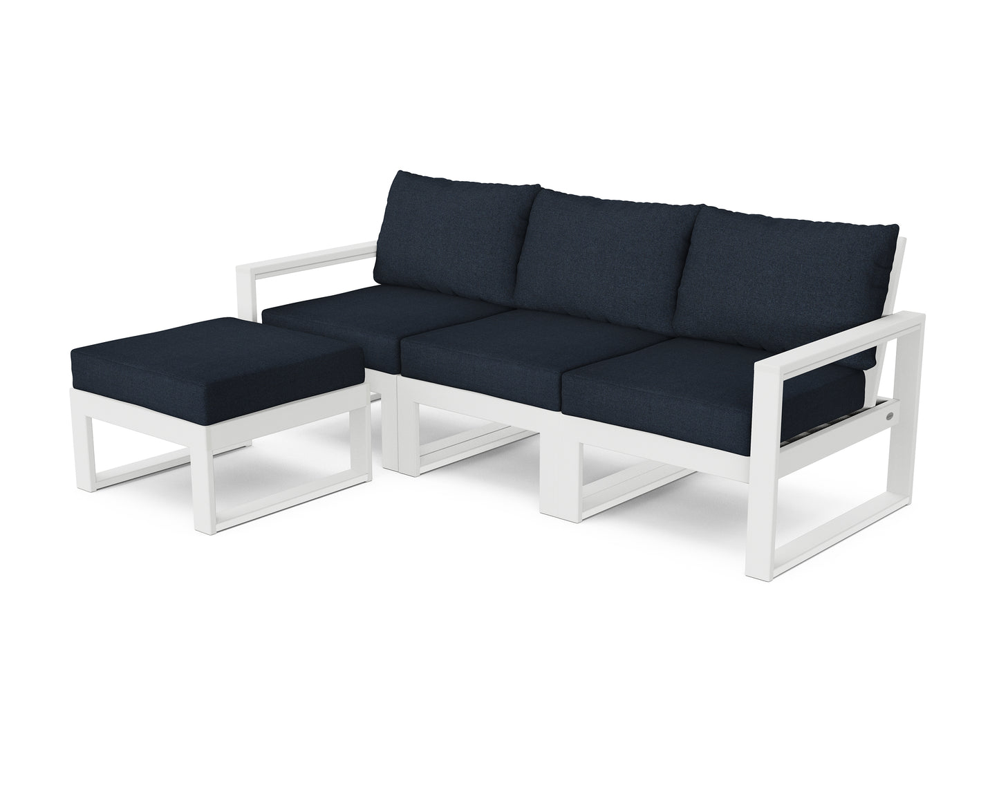 EDGE 4-Piece Modular Deep Seating Set with Ottoman