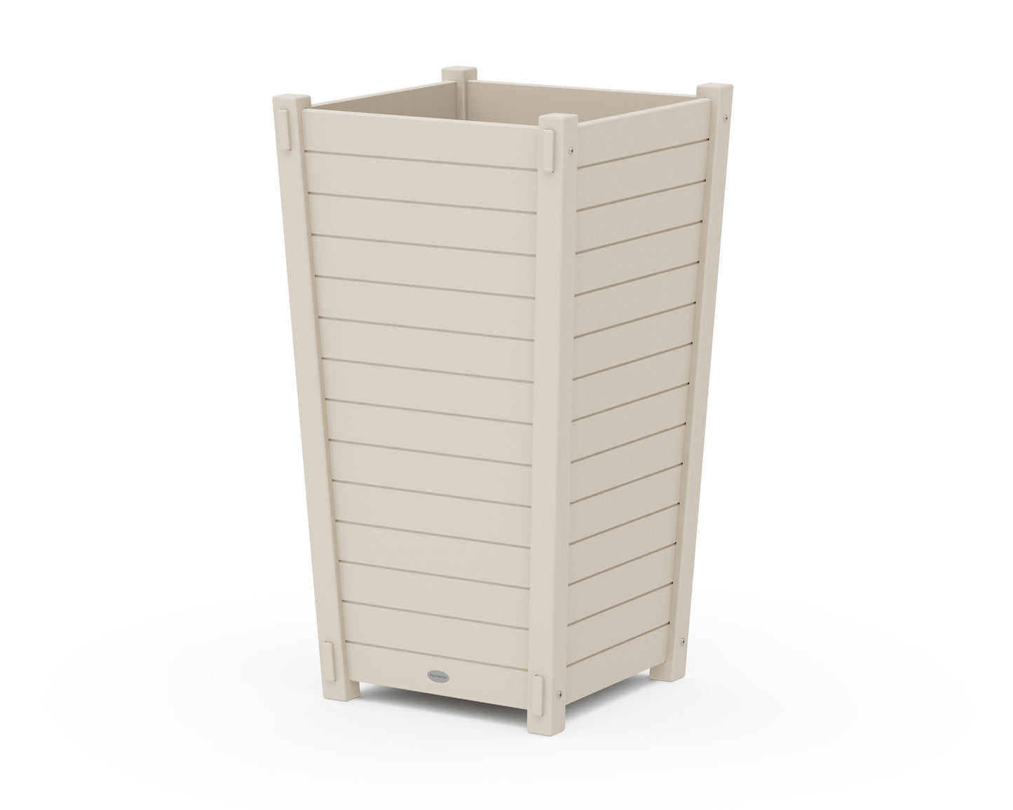 Nautical Large Tapered Square Tall Planter Box