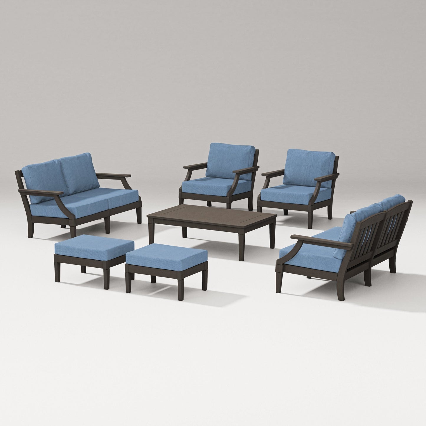 Estate 7-Piece Lounge Loveseat Set