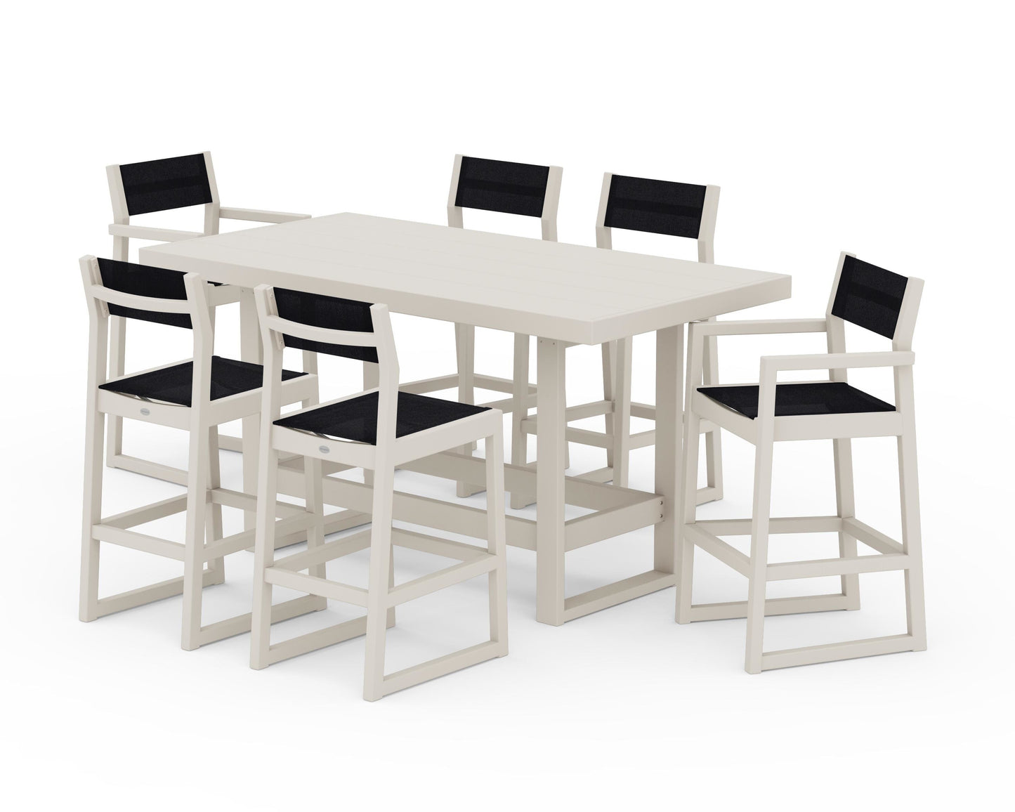 EDGE Sling 7-Piece Bar Table Set