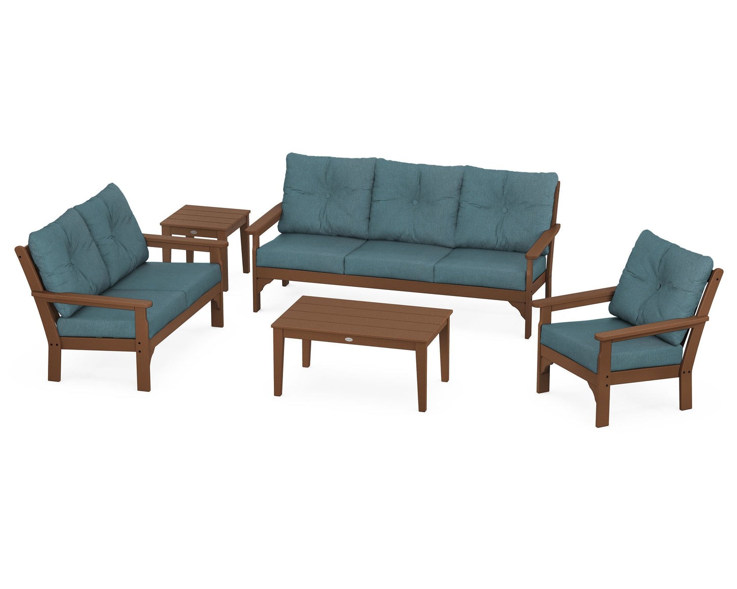 Vineyard 5 Piece Deep Seating Set