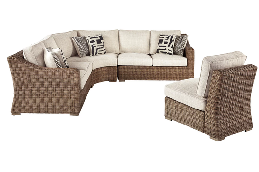 Beachcroft 4-Piece Outdoor Sectional Seating Set