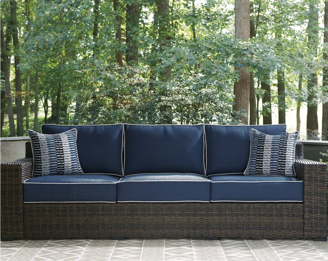 Grasson Lane Outdoor Sofa with Cushion