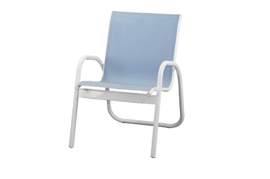 Gardenella Sling Chair White/Sky